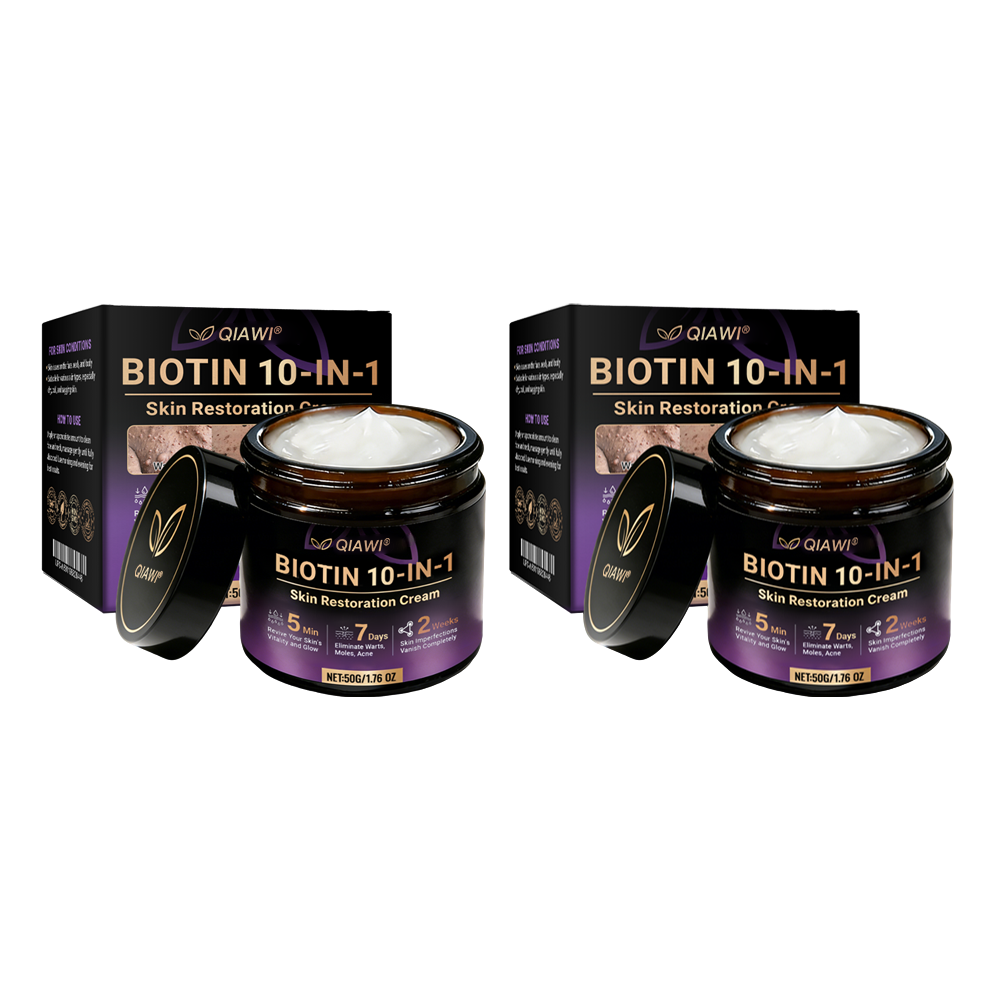 Made and Shipped from USA ✨QIAWI® Biotin 10-in-1 Skin Restoration Cream 🍀