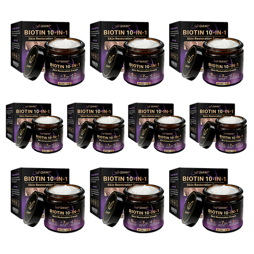 Made and Shipped from USA ✨QIAWI® Biotin 10-in-1 Skin Restoration Cream 🍀